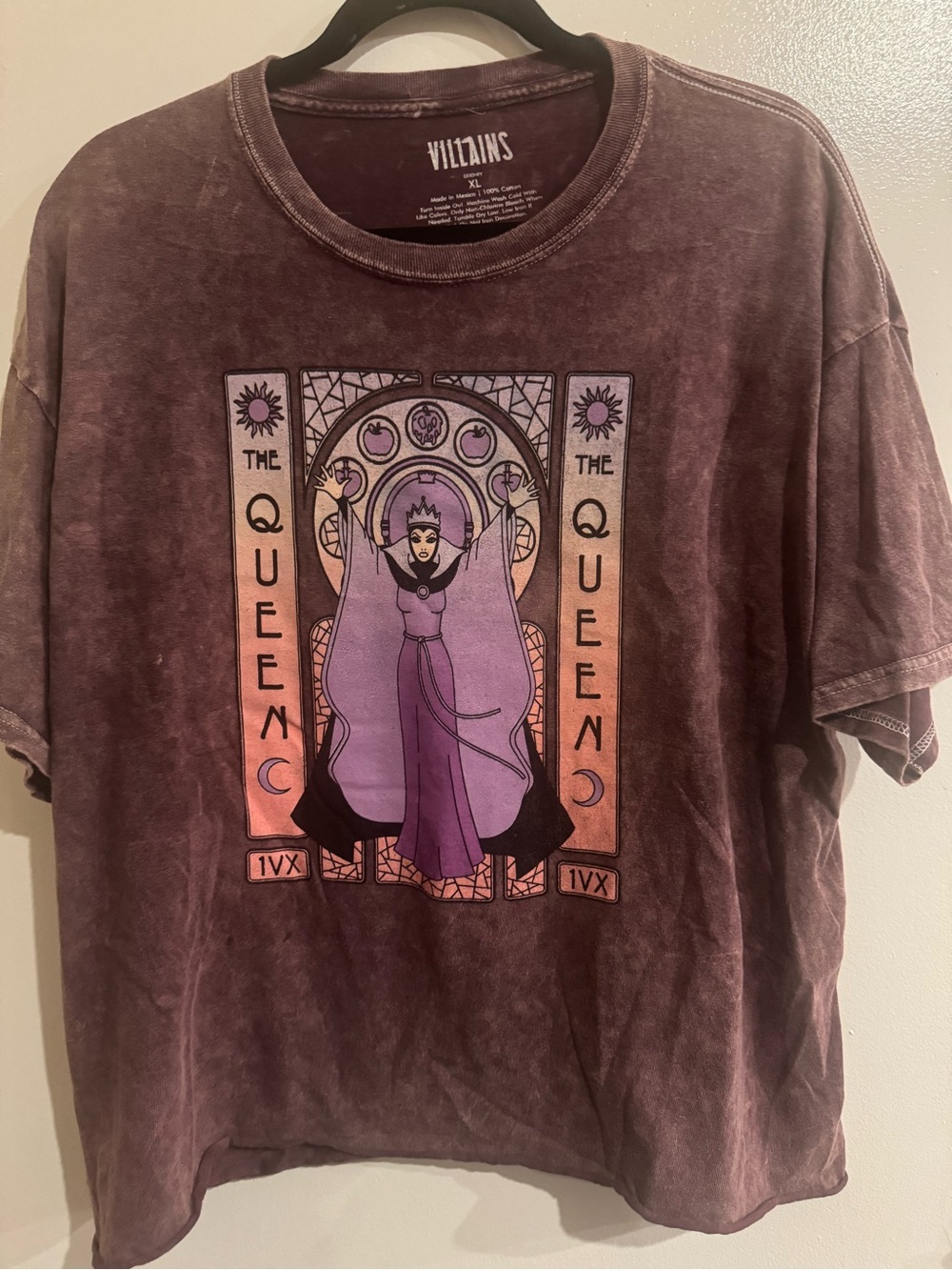 Disney Villains Purple Washed Queen Graphic Tee